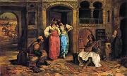 Arab or Arabic people and life. Orientalism oil paintings 598